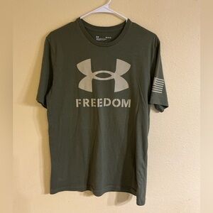 Under Armour Men's Green Freedom Tee